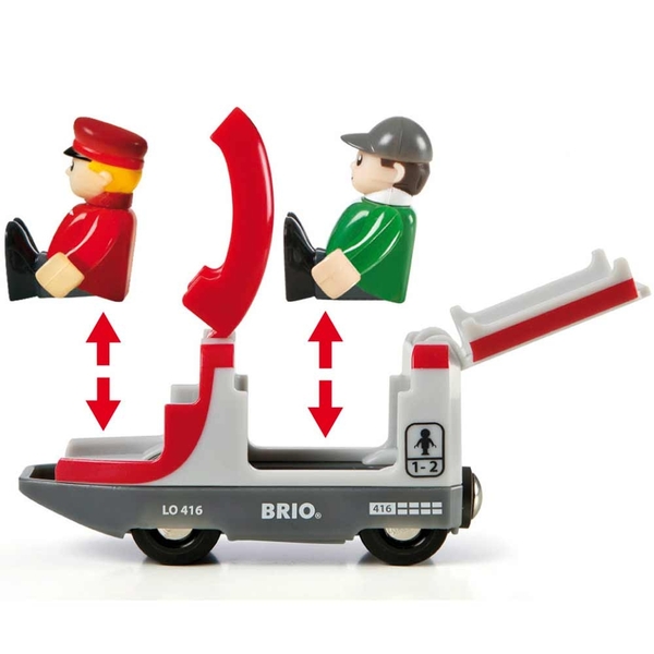 Дитяча залізниця Brio дворівнева з вокзалом (33512) - Pampik - 6