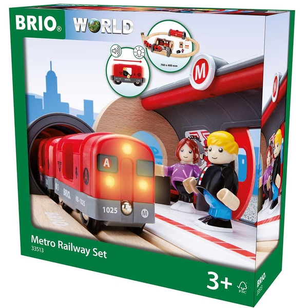 Детская железная дорога Brio Метро (33513) - Pampik