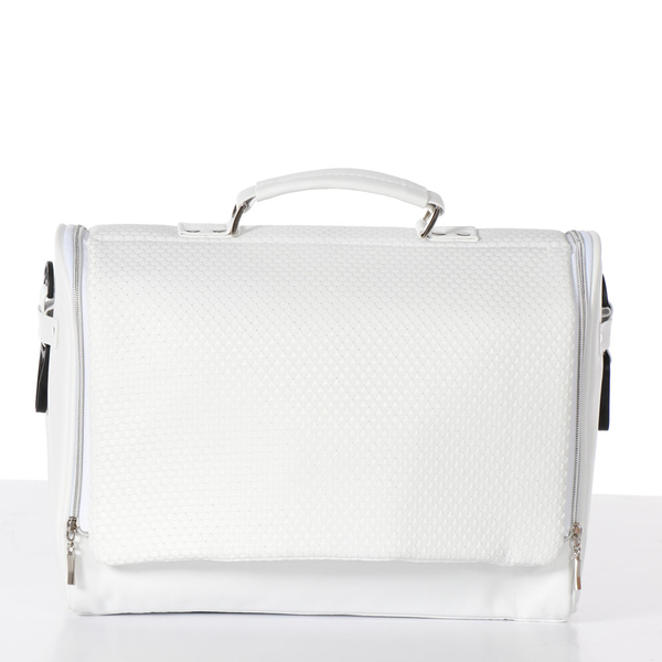 Універсальна коляска 2в1 Junama Mirror Satin 04, білий (J-MS-04) - Pampik - 17