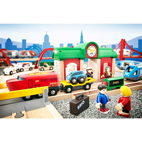 Станция для железной дороги Brio со звукозаписью (33578) - Pampik - 7