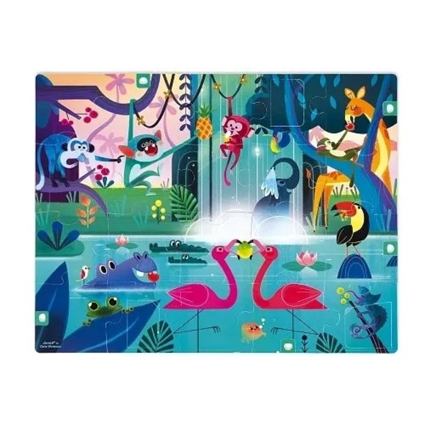 Пазлы-сюрприз Janod Праздник в джунглях, 20 элементов (J02687) - Pampik - 2