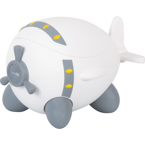 Горшок детский FreeON Plane White-Grey, белый с серым (42318) - Pampik - 2