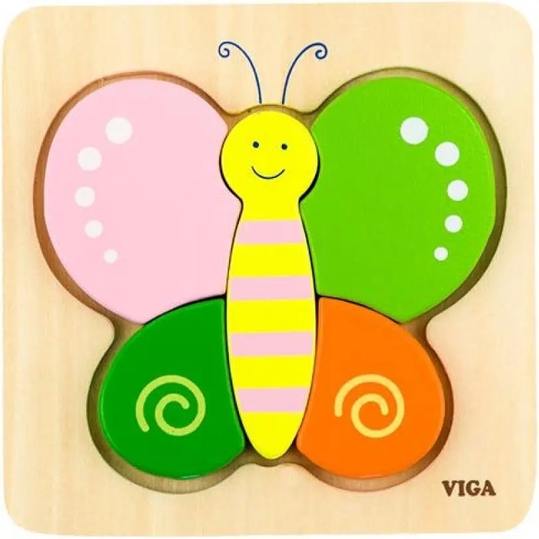 Пазл Viga Toys Бабочка (50170) - Pampik