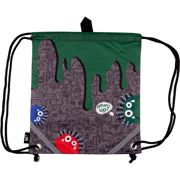 Сумка для взуття Yes SB-10 Monsters, сірий (533174) - Pampik