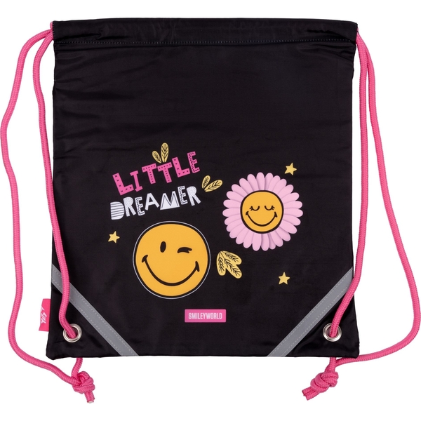 Сумка для взуття Yes SB-10 Smiley World, чорний (559132) - Pampik