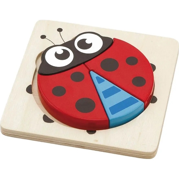 Пазл Viga Toys Божья коровка, 4 элемента (50168) - Pampik