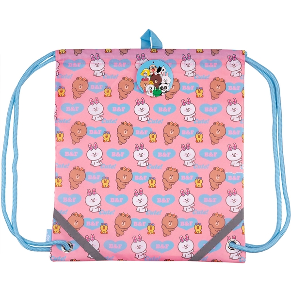 Сумка для обуви Yes SB-10 Line Friends, розовый (533448) - Pampik