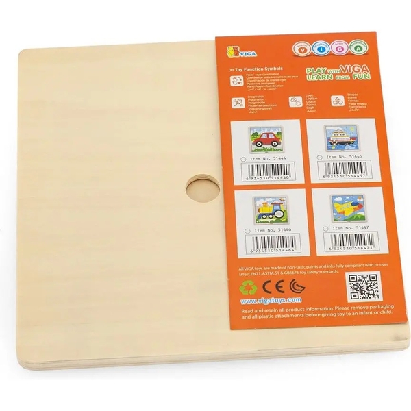 Пазл Viga Toys Корабль, 9 элементов (51445) - Pampik - 3