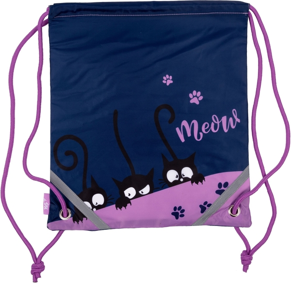 Сумка для взуття Yes SB-10 Cats, синій (533159) - Pampik
