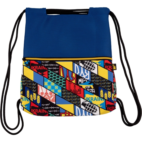 Сумка-рюкзак для обуви Yes SB-12 Welcome To Ukraine, синий (533521) - Pampik