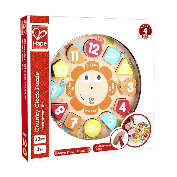 Пазл Hape Часики (E1622) - Pampik - 3