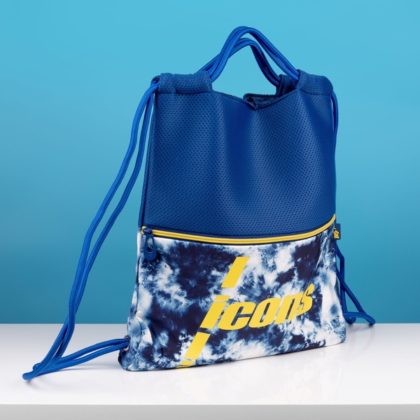 Сумка-рюкзак для взуття Yes SB-12 Icons, синій (533522) - Pampik - 3