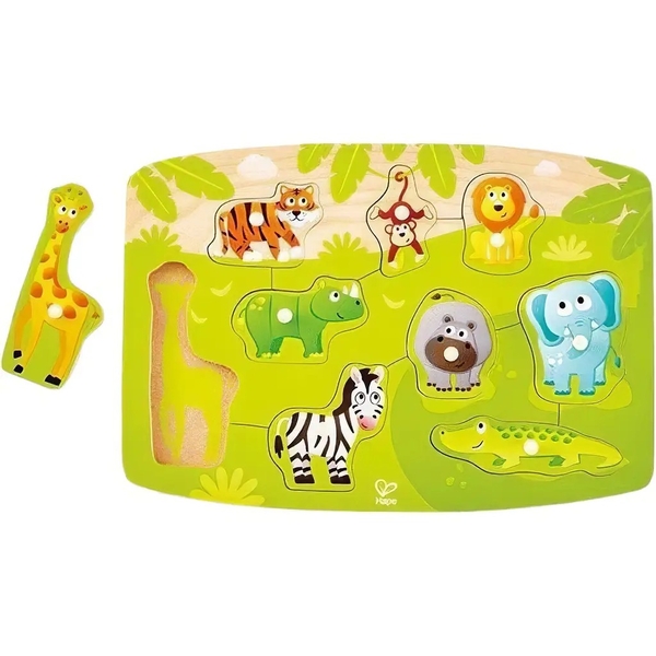 Пазл Hape Джунгли, 10 элементов (E1405) - Pampik