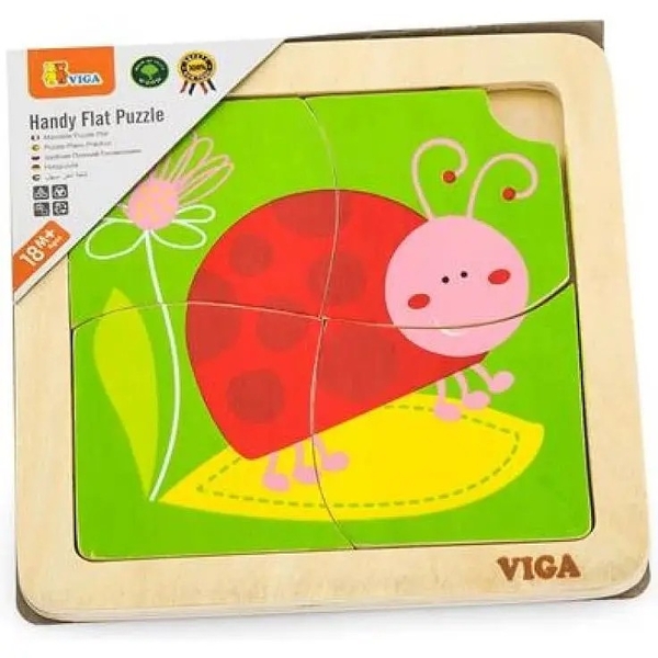 Пазл-вкладиш Viga Toys Сонечко, 4 елементи (50140) - Pampik - 2