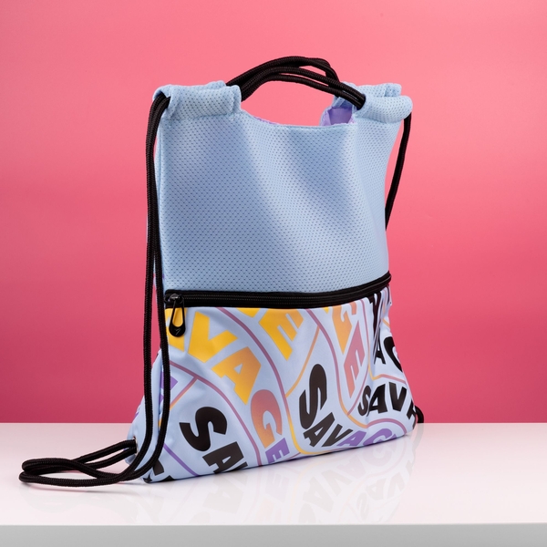 Сумка-рюкзак для взуття Yes SB-12 Savage, блакитний (533524) - Pampik - 3