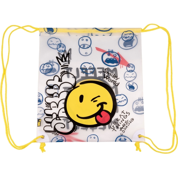 Сумка для взуття Yes SB-16 Smiley World, білий з сірим (533526) - Pampik