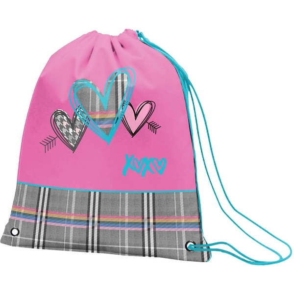 Сумка для обуви Yes SB-10 Love, серый (558765) - Pampik