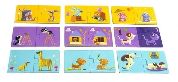 Развивающая игра-пазл Djeco Противоположности, 24 элемента (DJ08162) - Pampik - 3