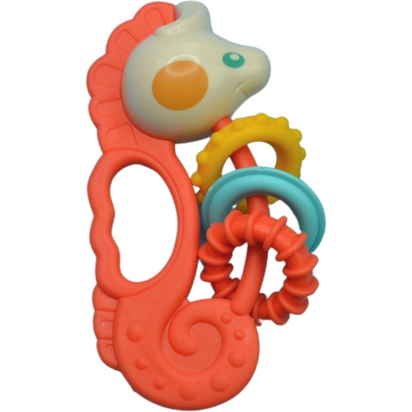 Іграшка-брязкальце Lindo Коник, червоний (НЕ0136) - Pampik