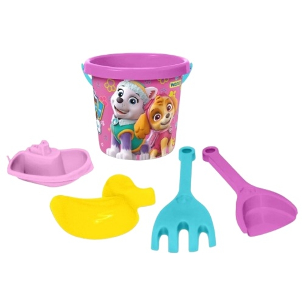 Набор для игр в песке Wader IML Щенячий патруль Paw Patrol, 5 элементов, розовый (81552) - Pampik
