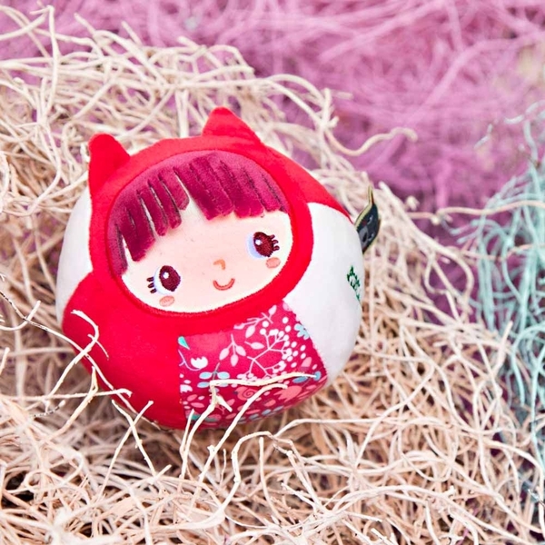 М'яч з брязкальцем Lilliputiens Червона Шапочка (83478) - Pampik - 3