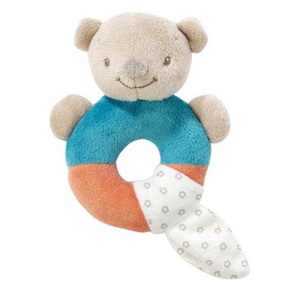 Брязкальце-кільце Nattou Кролик Базиль (562140) - Pampik