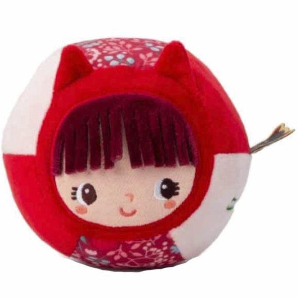 М'яч з брязкальцем Lilliputiens Червона Шапочка (83478) - Pampik