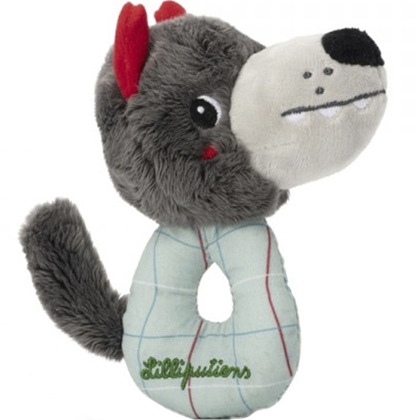 Мини-погремушка Lilliputiens Волк Луи (83482) - Pampik