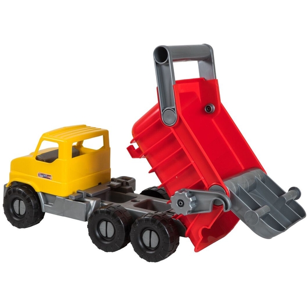 Машинка Tigres City Truck Самоскид, жовтий з червоним (39368) - Pampik - 2
