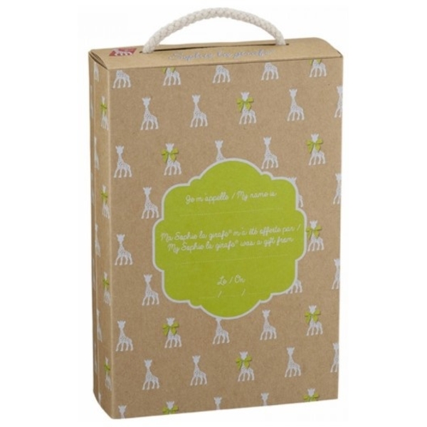 Іграшка-прорізувач Vulli Жирафа Софі Sо Pure, 18 см, білий з коричневим (616331) - Pampik - 5