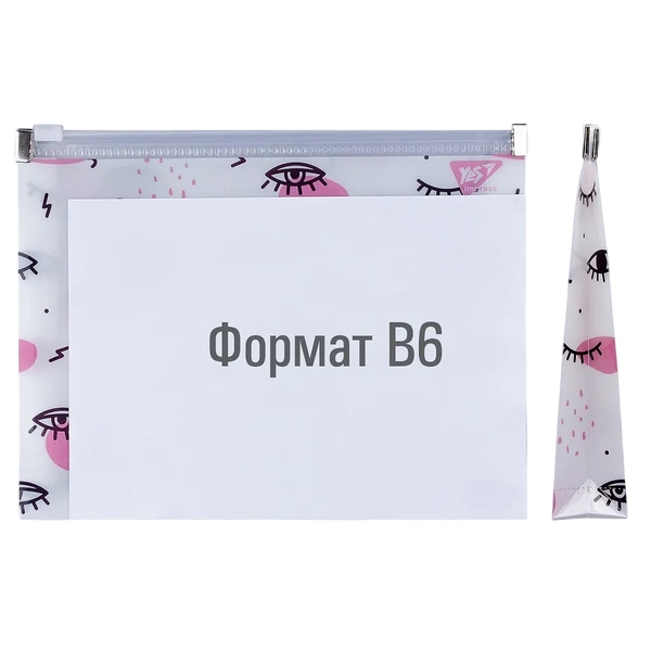 Папка-конверт Yes Donna, B6, на блискавці (491765) - Pampik - 3