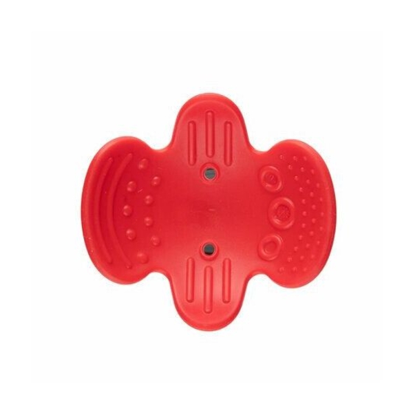 Сенсорная погремушка-прорезыватель Canpol Babies, красный (56/610_red) - Pampik - 3