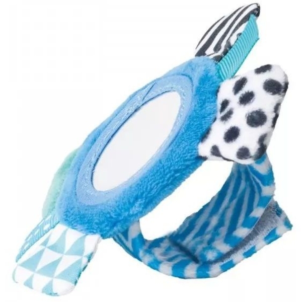 Іграшка-дзеркальце Canpol Babies Zig Zag, синій (68/056_blu) - Pampik - 2