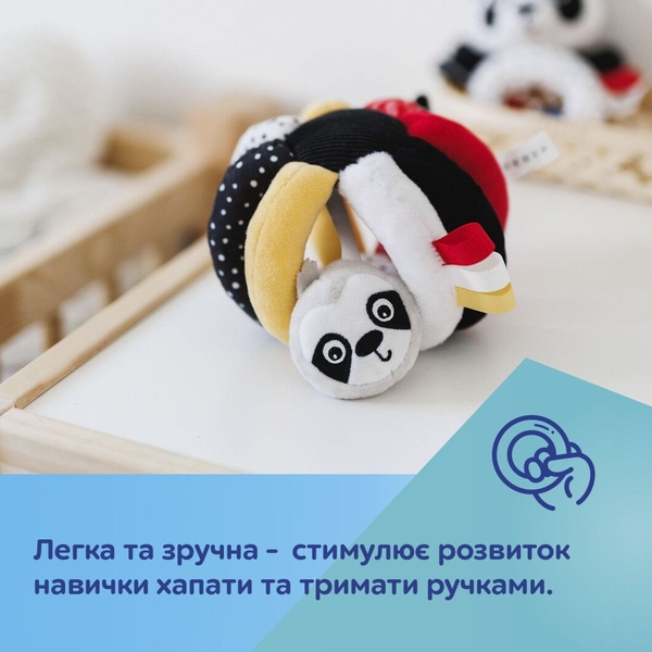 М'яка іграшка-м'яч з пищалкою та брязкальцем Canpol babies BabiesBoo (68/089) - Pampik - 13