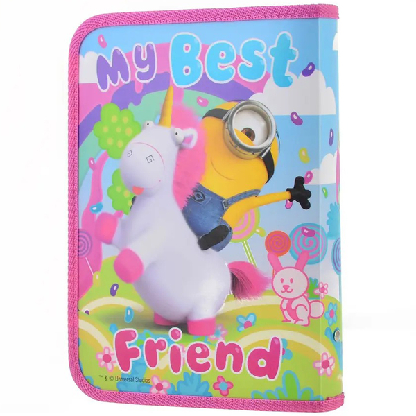 Папка для зошитів Yes Minions Fluffy В5, пластикова на блискавці (491657) - Pampik - 2