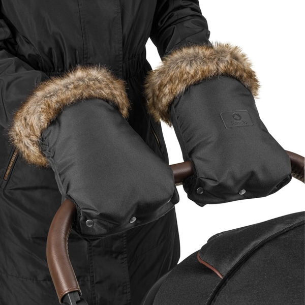 Рукавички для коляски Lionelo Lionelo Handmuff Black (LO-HANDMUFF BLACK) - Pampik - 3