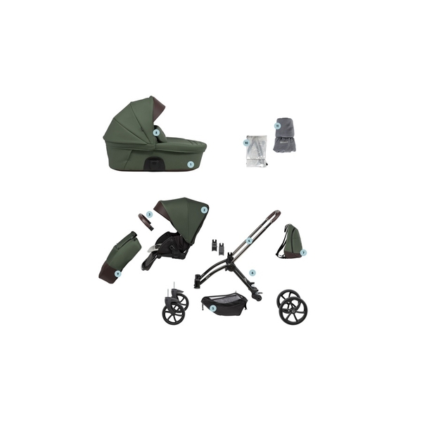 Універсальна коляска 2 в 1 Tutis GIO+ Grigio - Pampik - 8