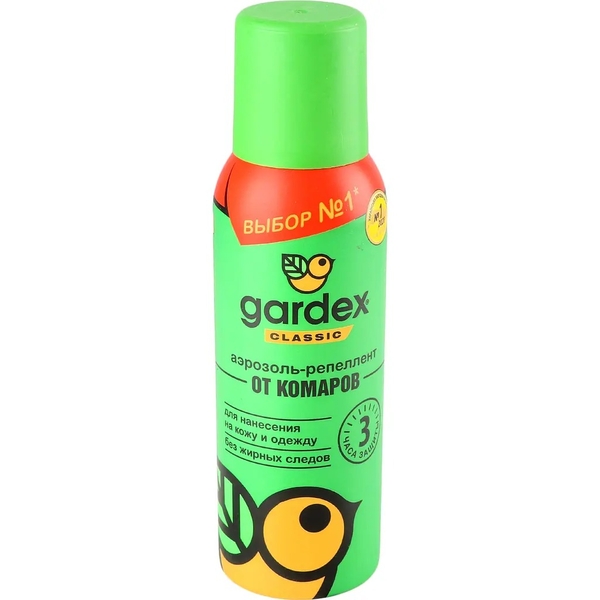 Аерозоль-репелент від комарів Gardex Classic, 100 мл - Pampik - 2