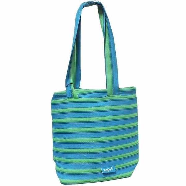 Сумка Zipit Premium Tote Turquise Blue & Spring Green (ZBN-15) - Pampik