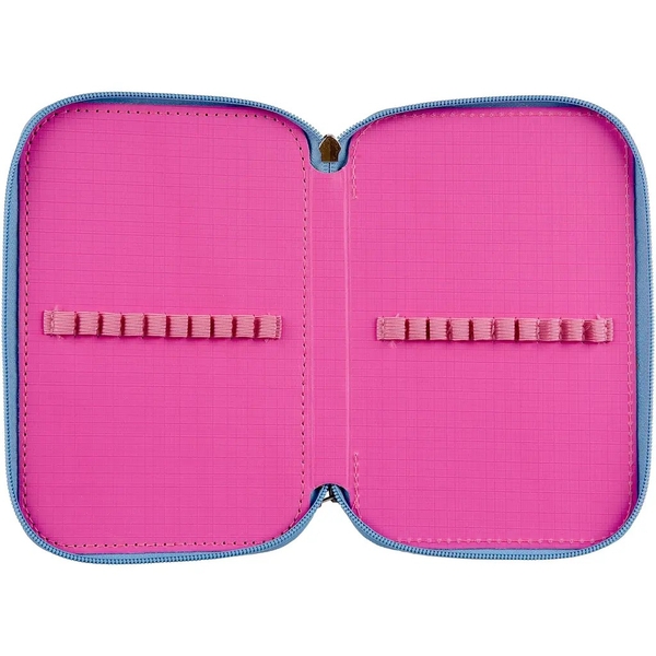 Пенал Yes Kitten HP-01 двойной, твердый, голубой с розовым (533613) - Pampik - 3