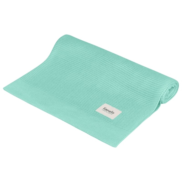 Ковдра Lionelo Bamboo Blanket Green Mint, 100х75 см, м'ятний - Pampik - 4