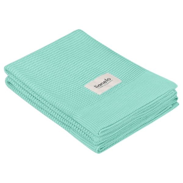 Ковдра Lionelo Bamboo Blanket Green Mint, 100х75 см, м'ятний - Pampik - 3