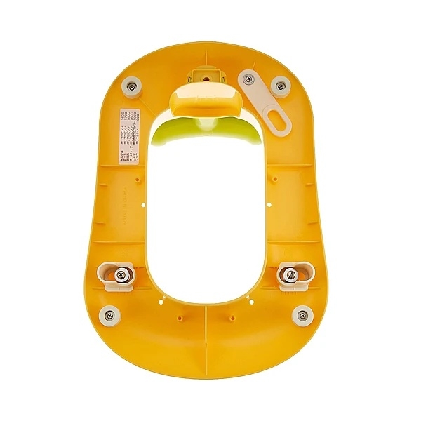 Накладка на унітаз Combi 20543 з махровим чохлом, помаранчевий (5625) - Pampik - 5