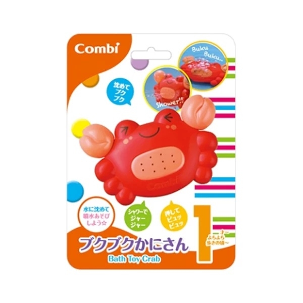 Игрушка для купания Combi 11207 Краб, красный (6245) - Pampik - 2