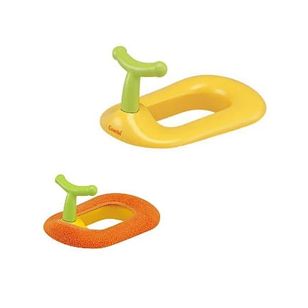 Накладка на унітаз Combi 20543 з махровим чохлом, помаранчевий (5625) - Pampik - 4