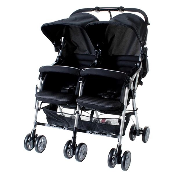 Прогулянкова коляска Combi Spazio Duo 114719, чорний (7976) - Pampik