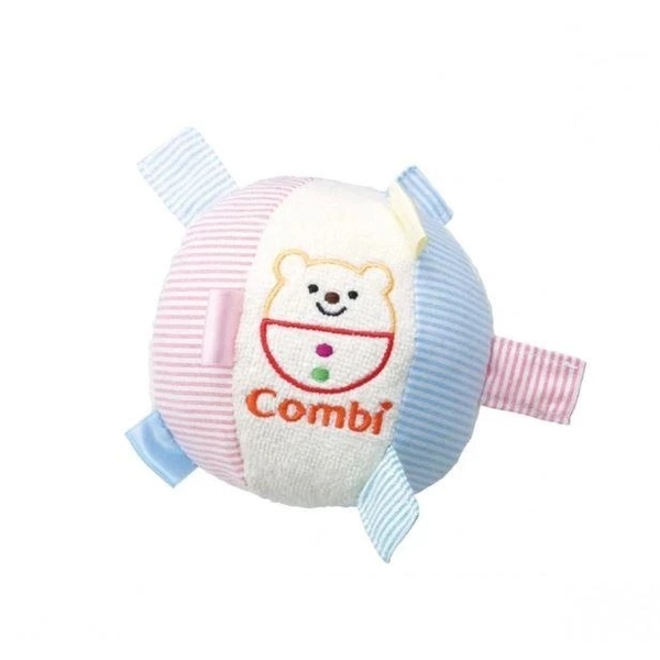 Мягкая игрушка-мяч Combi 116726, белый с голубым (30537) - Pampik