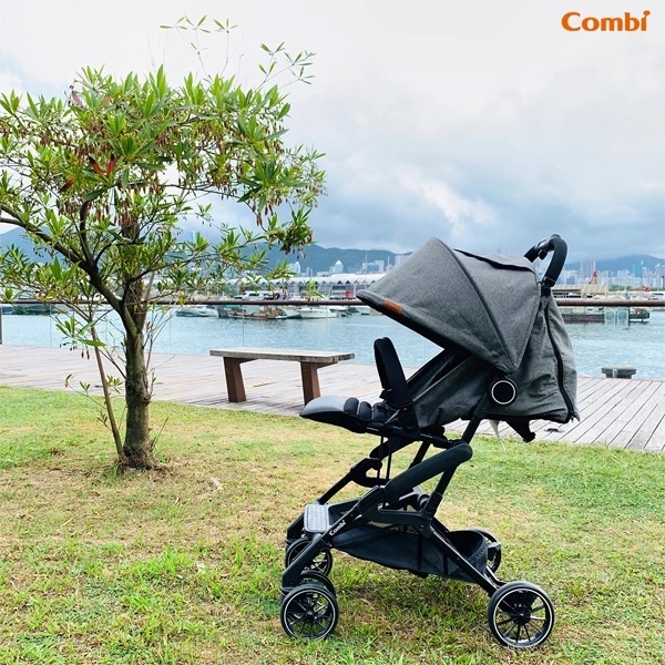 Прогулочная коляска Combi CFS 117533, антрацит + сумка-чехол в подарок (30566) - Pampik - 5