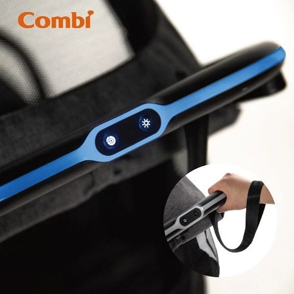 Прогулочная коляска Combi Aura Star 117739, серый (34473) - Pampik - 12