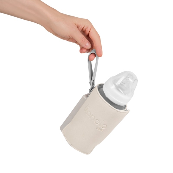 Підігрівач пляшечок Lionelo Thermup Go Plus Beige Sand Портативний, бежевий - Pampik - 10